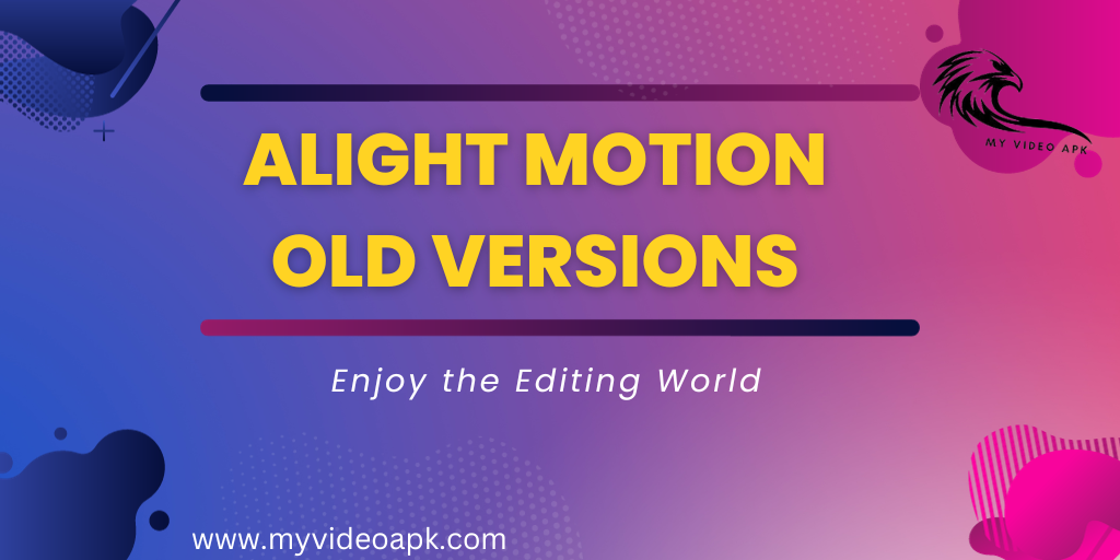 Alight Motion Old Version Title Image