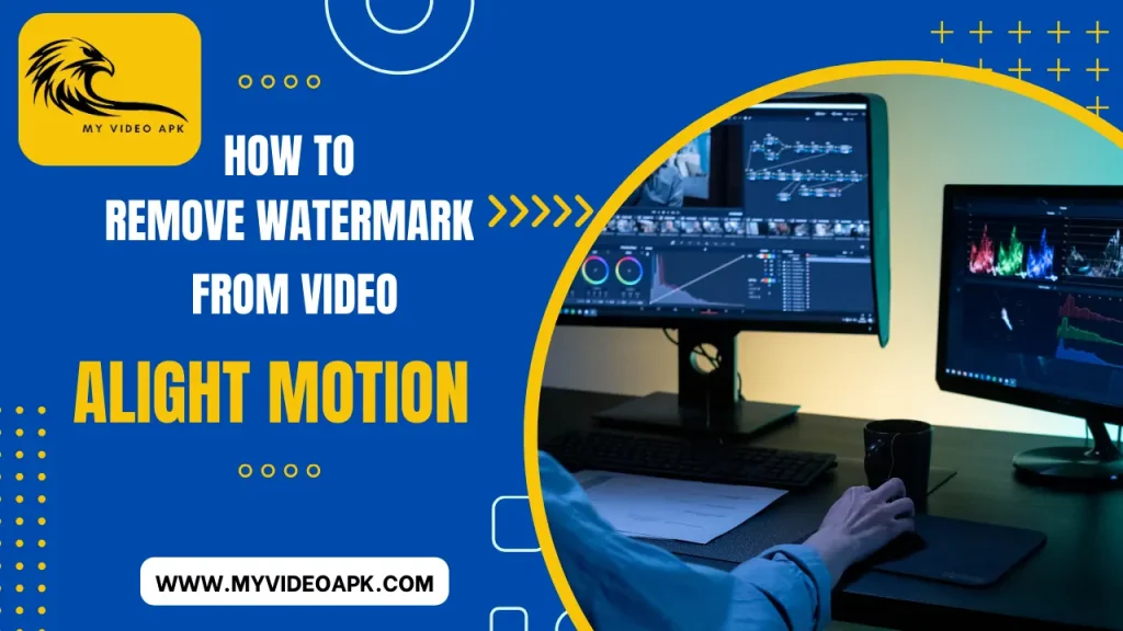 How to remove watermark from video post title image